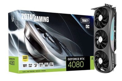 ZOTAC GAMING GeForce RTX 4080 Trinity OC 16GB GDDR6X Graphics Card