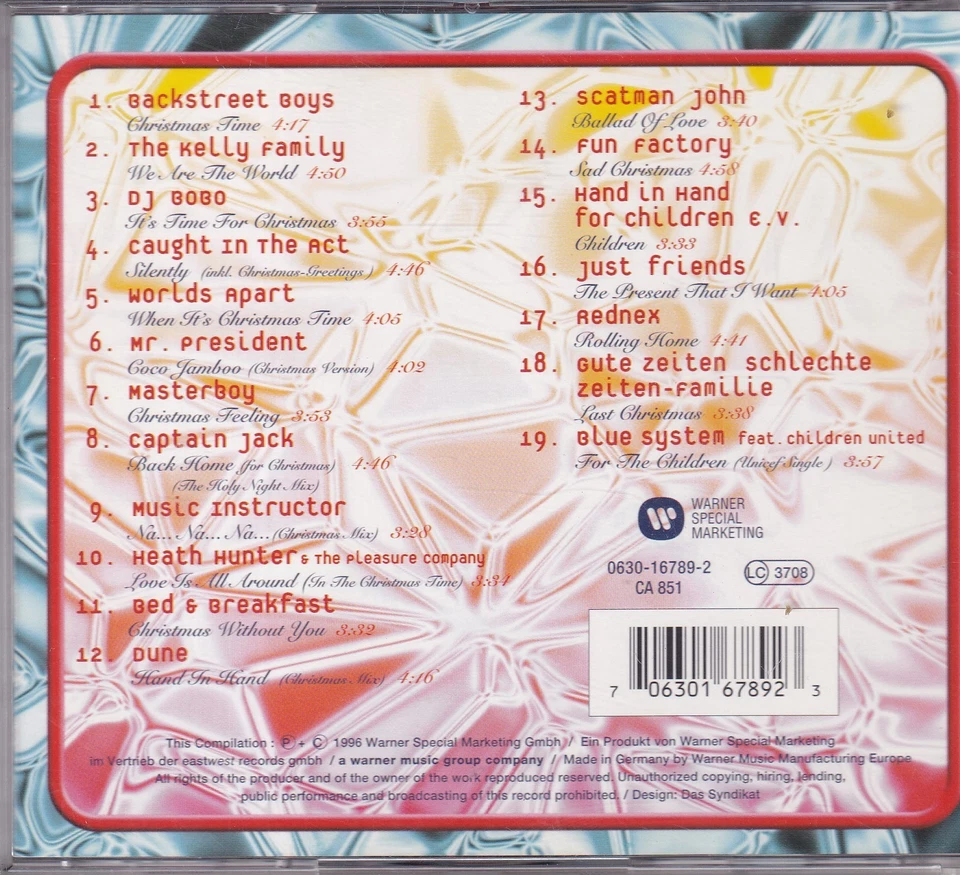 -1877- Bravo Christmas Hot & Holy -Doppel-CD- vg+ - Bild 2 von 2