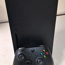 Microsoft Xbox Series x 1TB Black With Controllers And Cords Hdmi Troubles