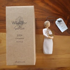 NEW 2024 Willow Tree Ornament - Welcome Joy! - Susan Lordi Christmas 