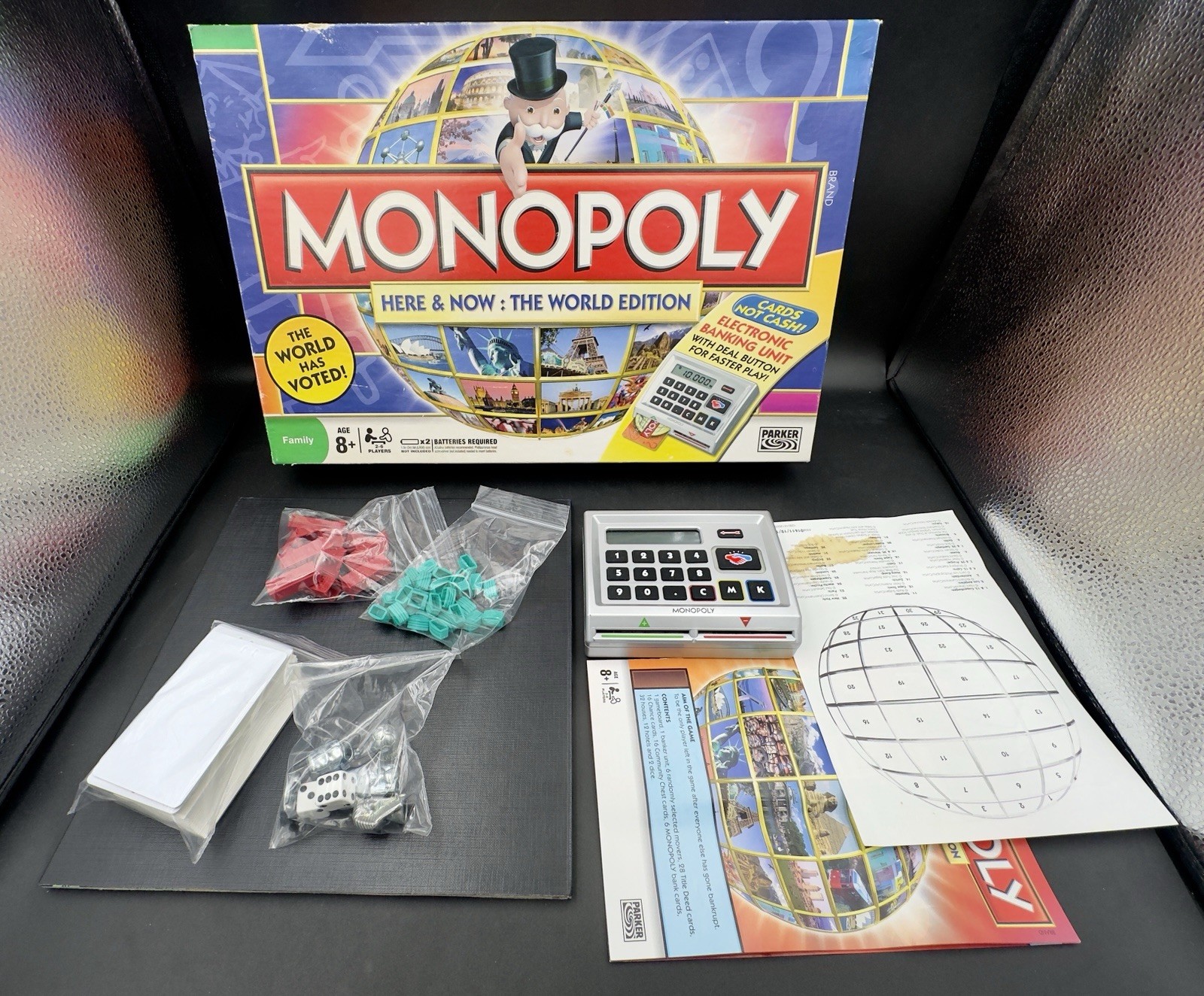 Monopoly Here & Now The World Electronic Banking Game 2008 REPLACED GREEN HOUSES