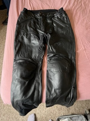 Motorcycle Leather Trousers, Size XL, Never Worn.
