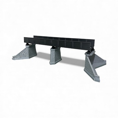 Spur O Eisenträgerbrücke 1:76 Modelleisenbahn Landschaft unbemalt Bausatz