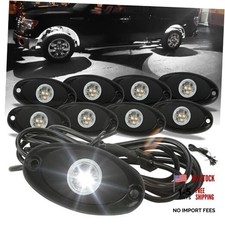 Rock Lights   Quick Connect, 3 High Power Chips, 4M Extension 8 Pods White