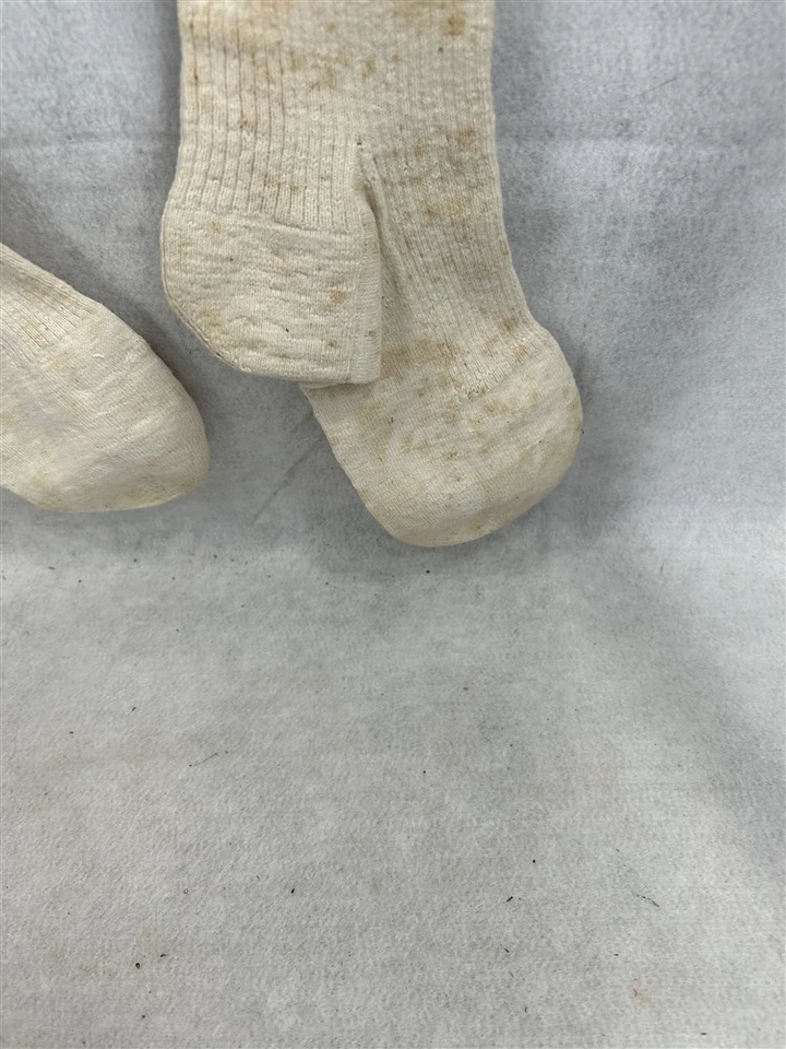 Calcetines bota antiguos medias algodón hechos a mano unisex Guerra Civil Era 1800 originales  Foto 4 de 4