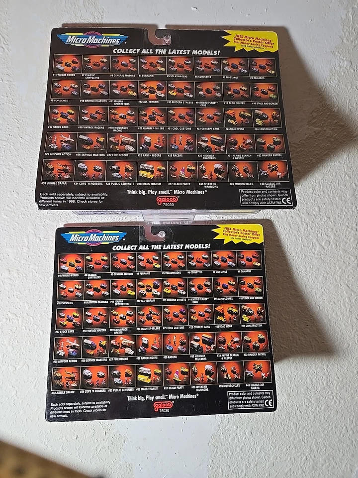 Lote Micro Máquinas #27 Bomberos y #31 Alpine Search & Rescue. Foto 3 de 3