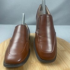 Sonoma Goods for Life Boy's Brown Slip On Memory Foam Loafer Shoes Size 3 Medium