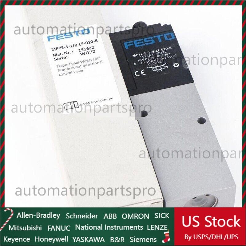 NEW MPYE-5-1/8-LF-010-B FESTO 151692 Proportional ValveFast Shipping