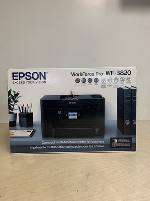 New Open Box WF-4830 Epson Workforce Pro All in One Duplex Scan Copy Fax Printer