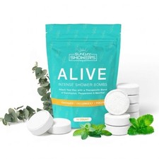 Alive Shower Bombs 10-Pack   Made in USA  Powerful Aromatherapy Steamers wit...