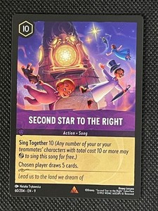 Second Star to the Right 60/204 Disney Lorcana Fabled RARE