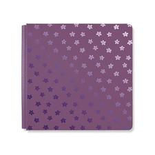 Creative Memories 12x12 Springtime Soiree Royal Purple Shimmer Foiled Album Cov