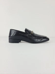 Mocassins Gucci noir GG Marmont ceinture Horsebit 6 41976560