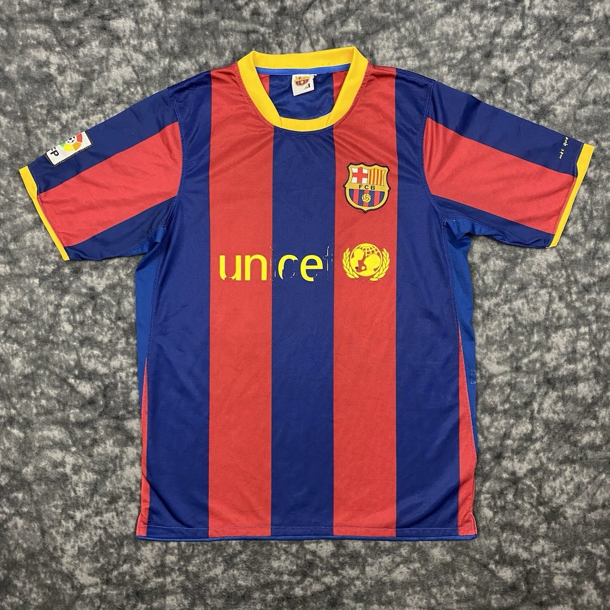 FC Barcelona Lionel Messi #10 Jersey Mens Size M Red Blue 2000s