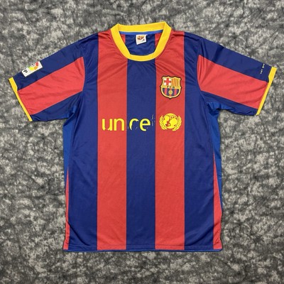 FC Barcelona Lionel Messi #10 Jersey Mens Size M Red Blue 2000s
