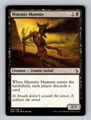 Miasmic Mummy 100 Common The List Reprints Magic: The Gathering Lightly Played