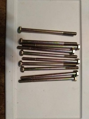 M8-1.25x130mm HEX HEAD CAP SCREW BOLT GRADE 8.8 (10) lot 10