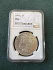 1900-O Morgan Silver Dollar $1 NGC MS 63 Business Strike New Orleans