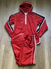 Vintage Reebok Red Two Piece Tracksuit Red/Black/White Size Large