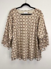 Calvin Klein 3X Artsy Eclectic Tunic Top Plus...