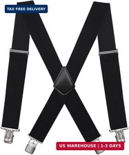 Fasker Mens Suspenders Adjustable Heavy Duty Suspenders for Men