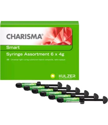 Kulzer Charisma Smart Dental Composite Restorative 6 Syr Kit   Free Shipping