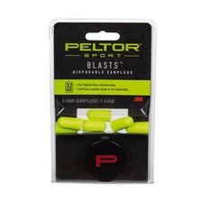 Peltor Sport Blasts Disposable Earplugs 97080-10C, 3 Pair Pack