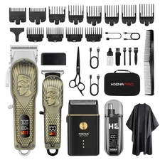 HIENA PRO Professional Hair Clippers for Men, Cordless Hair Clipper for Barbe...