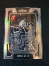 2025 PANINI PRIZM THE ROLLING STONES CHARLIE WATTS SILVER HOLO REFRACTOR #19