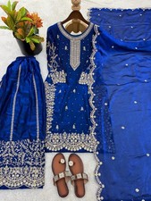 Salwar Kameez Indian Pakistani Wedding Party Wear Dress Bollywood Sharara Suit