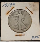 1919 S Liberty Walking Half Dollar 90% SILVER COIN