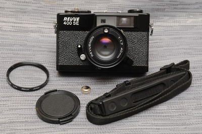 REVUE 400 SE Black mit lichtstarkem 1:1.7 f=40mm