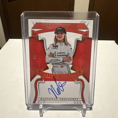 Natalie Decker /5 AUTO 2023 National Treasures Definitive Ink NASCAR RACING