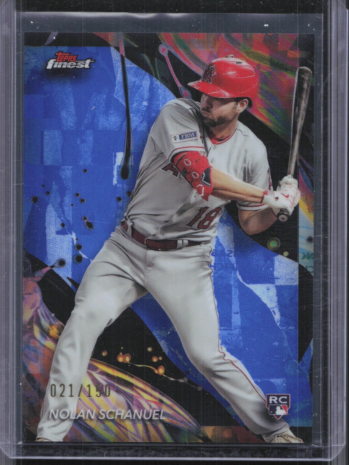 2024 Finest #182 Nolan Schanuel Blue Refractors #/150