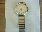 VINTAGE TIMEX MECHANICAL WATCH MENS ALUMINUM CASE SILVER TONE