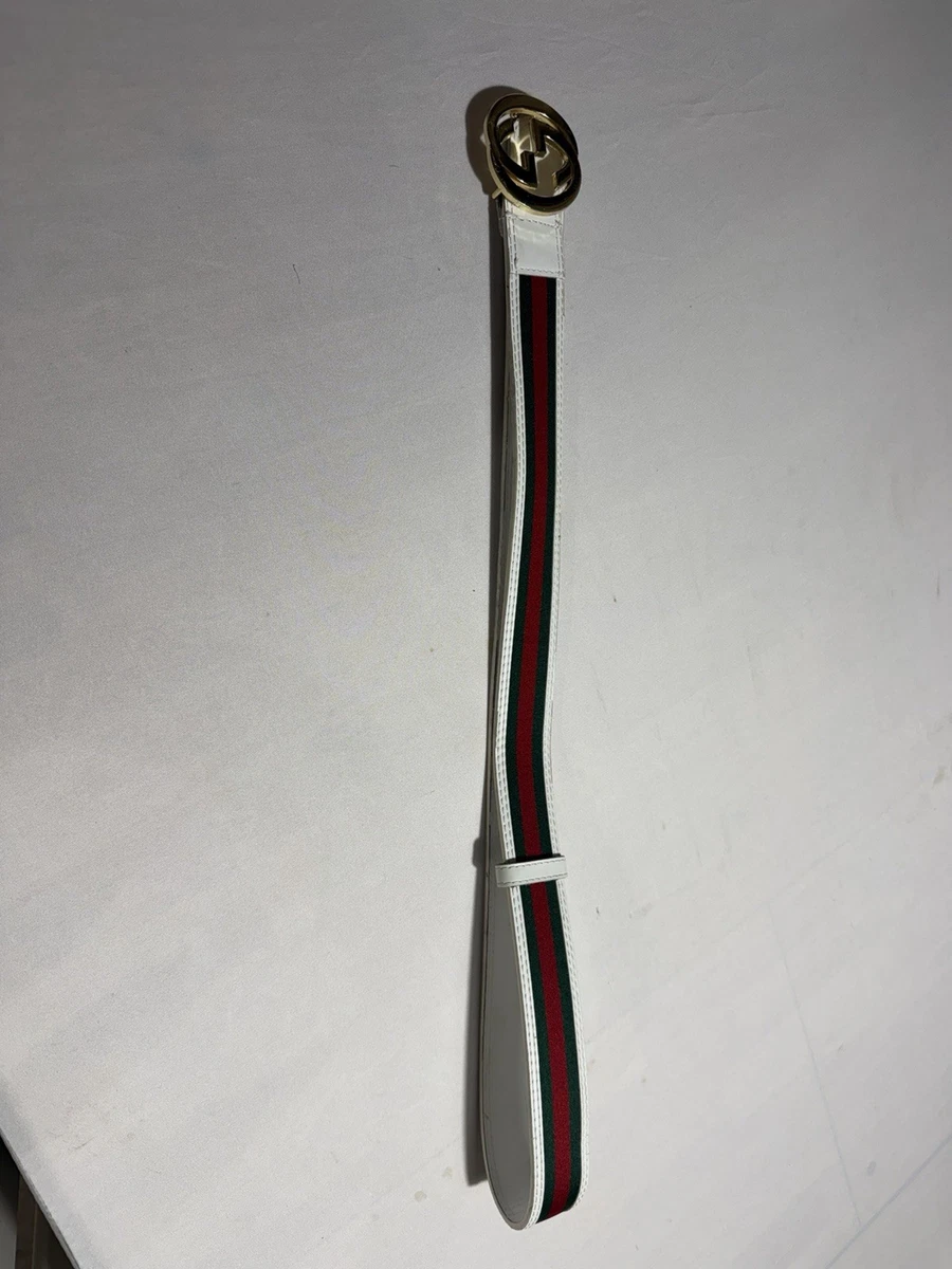 Gucci Leather White Belts for Men for sale | eBay
