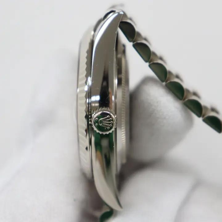 2020s Mint Rolex 228239 Day Date 40 18K White Gold Diamond Watch | eBay