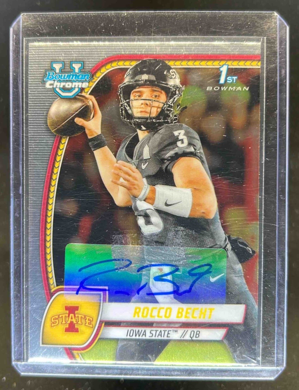 2024 Bowman Chrome U Rocco Becht 1st Auto Autograph #155