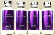 QTY 4 - Bath Body Works SECRET WONDERLAND Body Lotion Moisturizer Cream 8oz