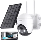 ieGeek 5MP Überwachungskamera Aussen Akku WLAN Solar Nachtsicht PIR Wireless PTZ