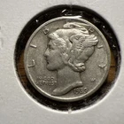 1939 D 10C Mercury Dime Silver. Full Bands. 90% Silver. Great looking Coin.