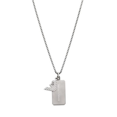 EMPORIO ARMANI Mens Necklace EGS3167040 Stainless Steel