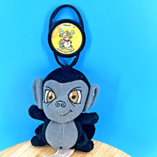 Neopets McDonald  s Shadow Mynci Plushy With Clip. 4  . 2005. Rare