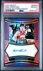 Reed Sheppard /75 Rookie Auto Purple Prizm PSA 10 GEM MINT 2024 Select SSP RC