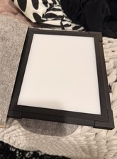 TML The Makeup Light LED panel in charcoal with stand and gooseneck.