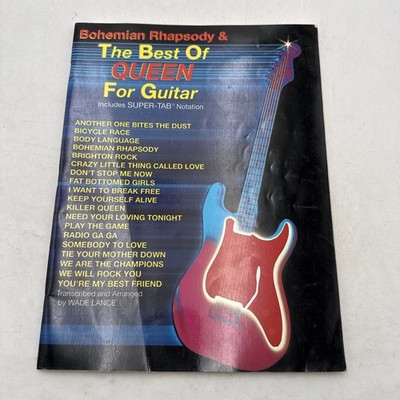 The Best of Queen for Guitar Bohemian Rhapsody 1978 Tablature Chords Sheet Music