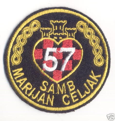 🔴CROATIA ARMY HV 57 BRIGADE MARIJAN CELJAK - SISAK sleeve patch🔴 - Picture 3 of 3