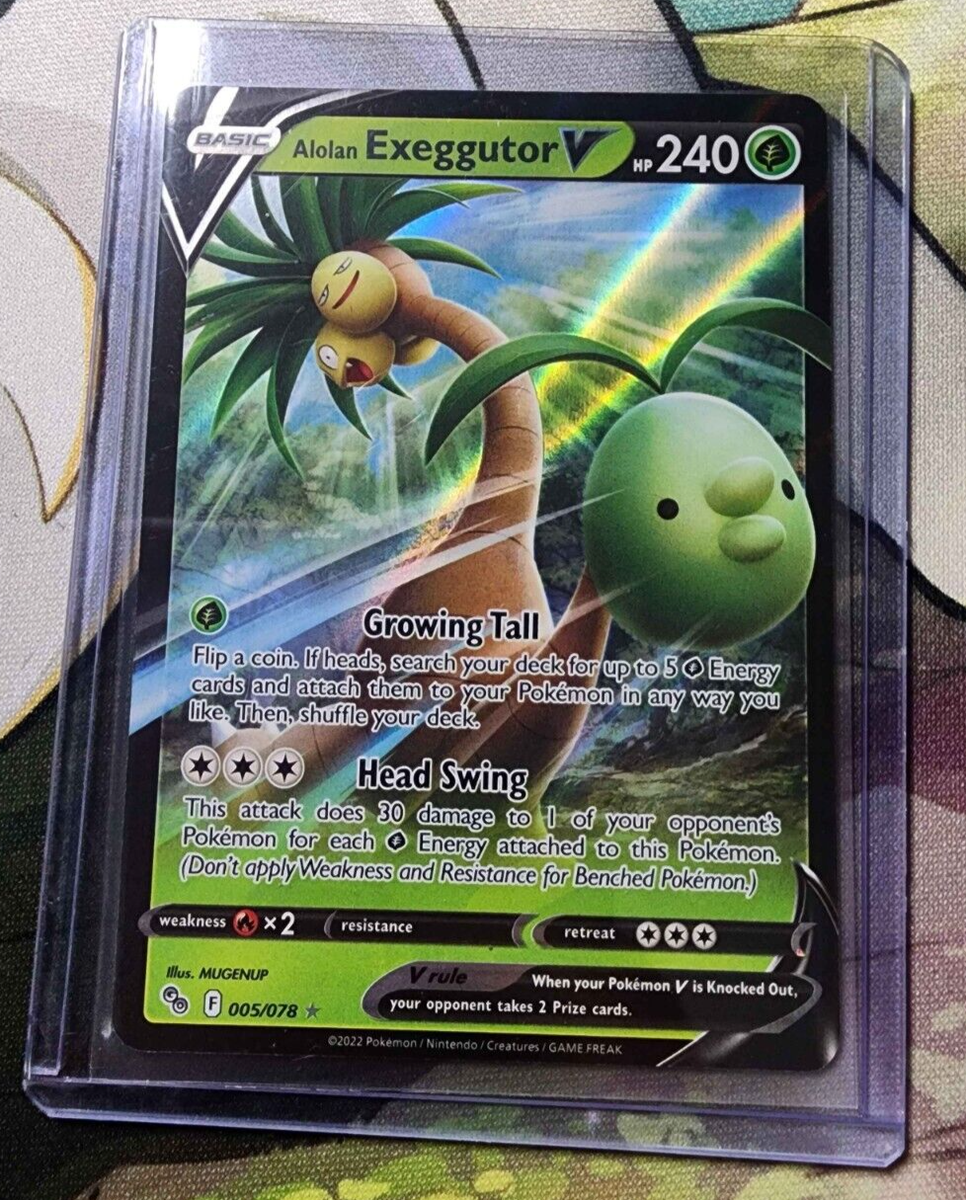 alolan exeggutor pokemon go card Pokemon GO Collection [Alolan Exeggutor V] main image 0