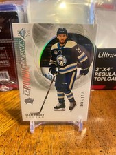 2020-21 UD SP Rookie Authentics Silver Spectrum #105 Liam Foudy #'d 0445/1299