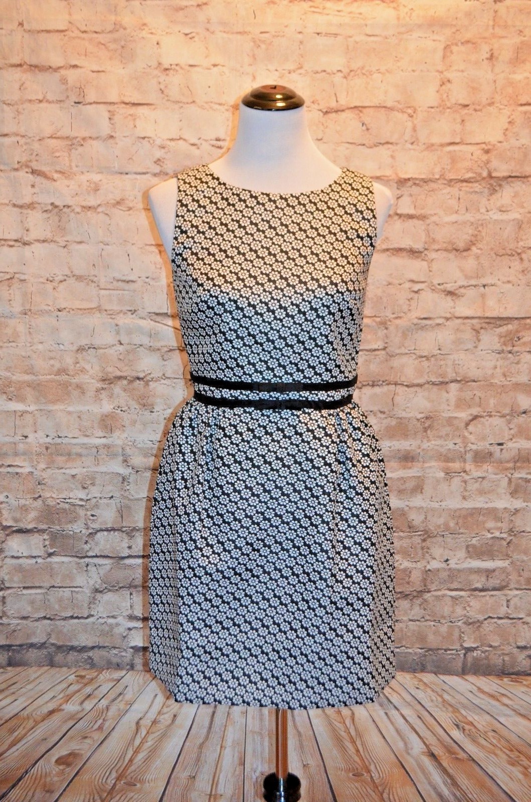 Modcloth Perfectionist in Our Midst dress NWOT 2 $130 Wendy Bird black/white image 2
